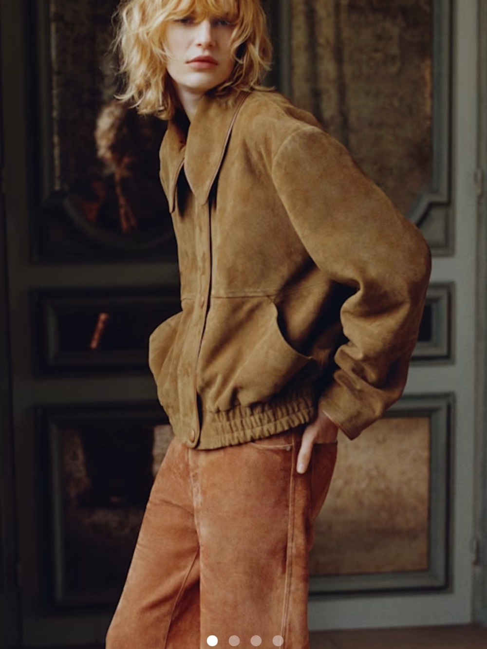 Sezane Suede THÉODORE JACKET Sz 36 - Picture 1 of 9
